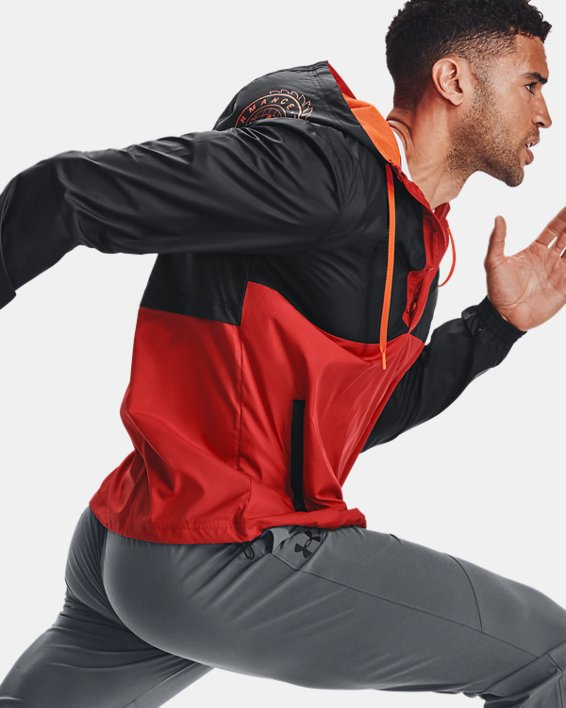 φουτερ Under Armour UA Woven Alma Mater Anorak ανδρικα κοκκινα / μαυρα | tPJCph9JTKk
