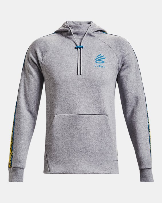 φουτερ με κουκουλα Under Armour Curry Fleece ανδρικα γκρι ανοιχτο | ODgHUgbFJ7a
