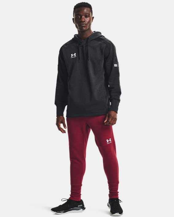 φουτερ με κουκουλα Under Armour UA Accelerate Off-Pitch ανδρικα μαυρα / ασπρα | jPOMV4LwMvf