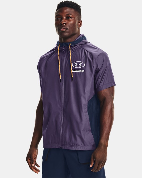φουτερ με κουκουλα Under Armour UA Evolution Woven Full-Zip ανδρικα μωβ | Uf6JPRz1DHU