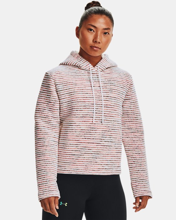 φουτερ με κουκουλα Under Armour UA Multi-Color γυναικεια ασπρα | XvRAG3Boclr