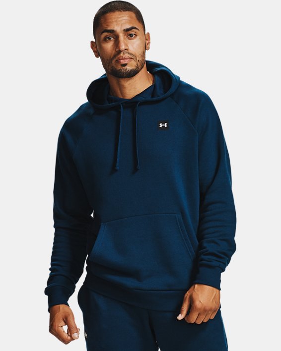 φουτερ με κουκουλα Under Armour UA Rival Fleece ανδρικα μαυρα ασπρα | 8aqVTx7Vrbc